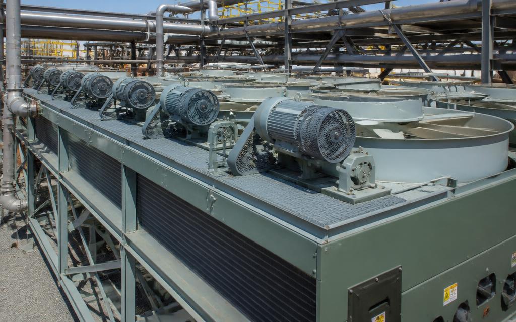 Air-Cooled Heat Exchangers application driven by an electric motor